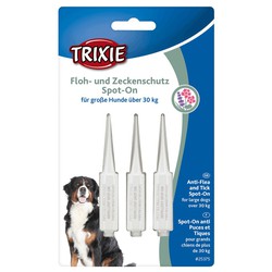 Antipulgas y Garrapatas Spot On para Perros marca Trixie