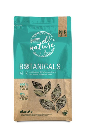 Bunny botanicals mix cola de caballo y hojas de menta 120gr