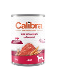 Calibra dog adult ternera zanahorias caja 6x400gr