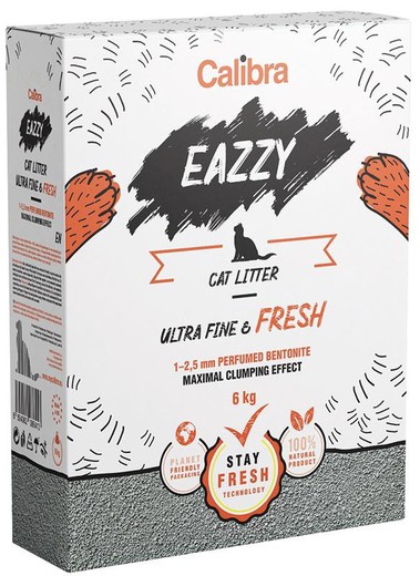 Calibra eazzy arena gato ultra fine fresh 6kg