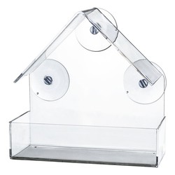 Comedero Pájaros para Cristal Ventana para Pájaros