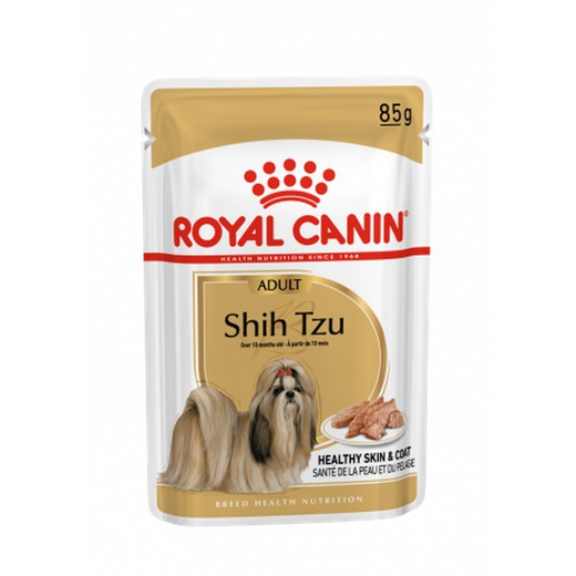 Royal Canin Comida húmeda breed health nutrition para perro shih tzu adult