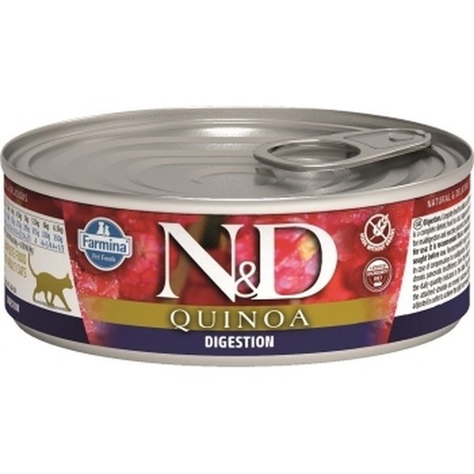Farmina N&D Quinoa Digestion Adult 80g comida húmeda para gato