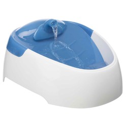 Fuente Automática Duo Stream para Perros marca Trixie color blanco/azul