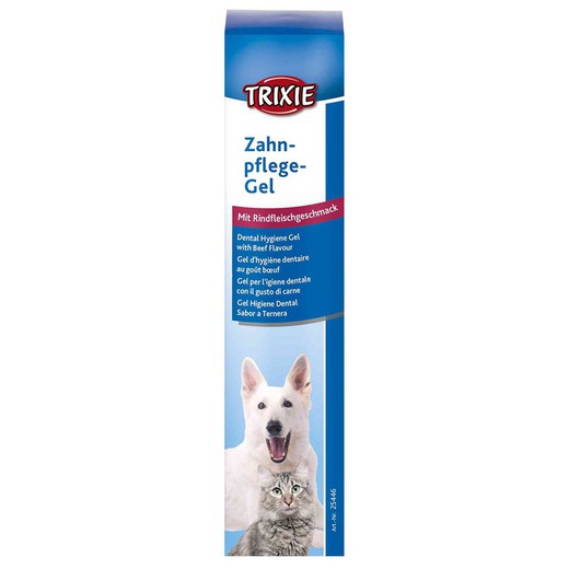 Gel Higiene Dental Sabor a Ternera para Perros marca Trixie referencia 36180