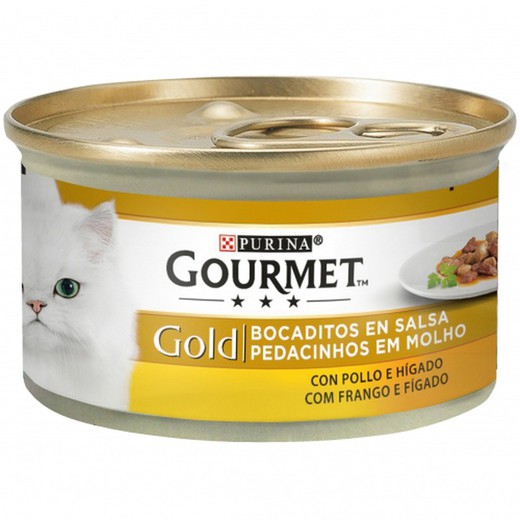 GOURMET GOLD Bocadi en Salsa con Pollo/Higado 85g