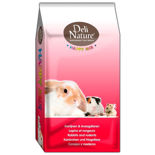 Mixtura para Conejos Enanos, Happy Mix Gran Tamaño para Pequeños Mamíferos marca Delinature referencia DN-15-030350 color