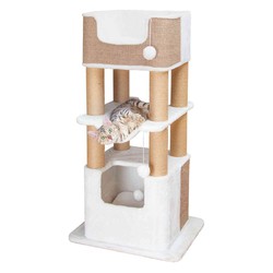 Poste Rascador XXL Lucano para Gatos marca Trixie color blanco/taupe