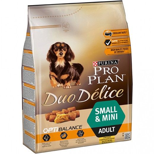 Purina Pro Plan Duo Délice Perro Adulto Pequeño Pollo con Arroz 2.5kg