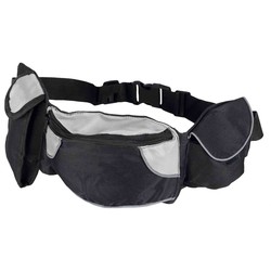 Riñonera Baggy Belt para Perros marca Trixie color negro/gris