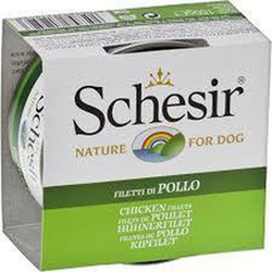 Schesir Can filetes de pollo 150gr para perro