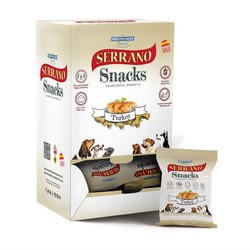 Snacks Serrano Pavo para Perros marca Mediterranean natural referencia MN-20-68173