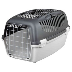 Transportí­n Capri 3 Open Top para Perros marca Trixie color gris claro/gris oscuro S