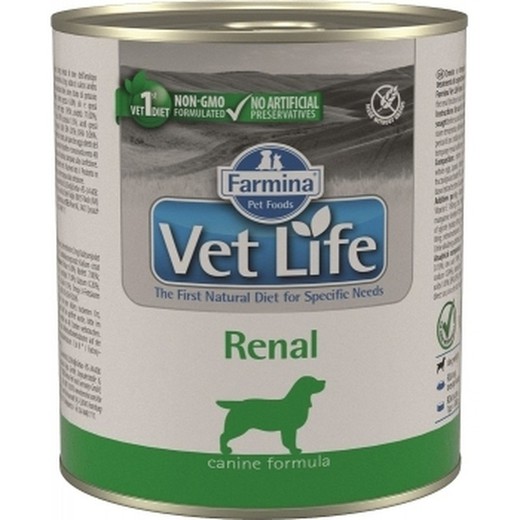 Farmina Vet Life Renal Lata Gama Veterinaria para perros de 300g