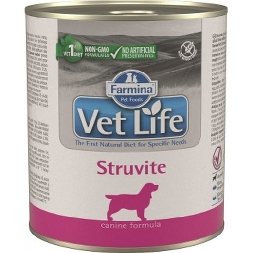 Farmina Vet Life Struvite Lata Gama Veterinaria para perros de 300g