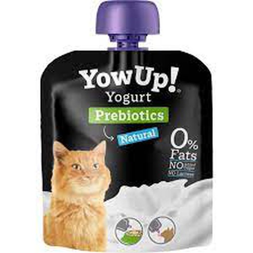 YowUp yogur natural prebióticos pouch 85gr para gato